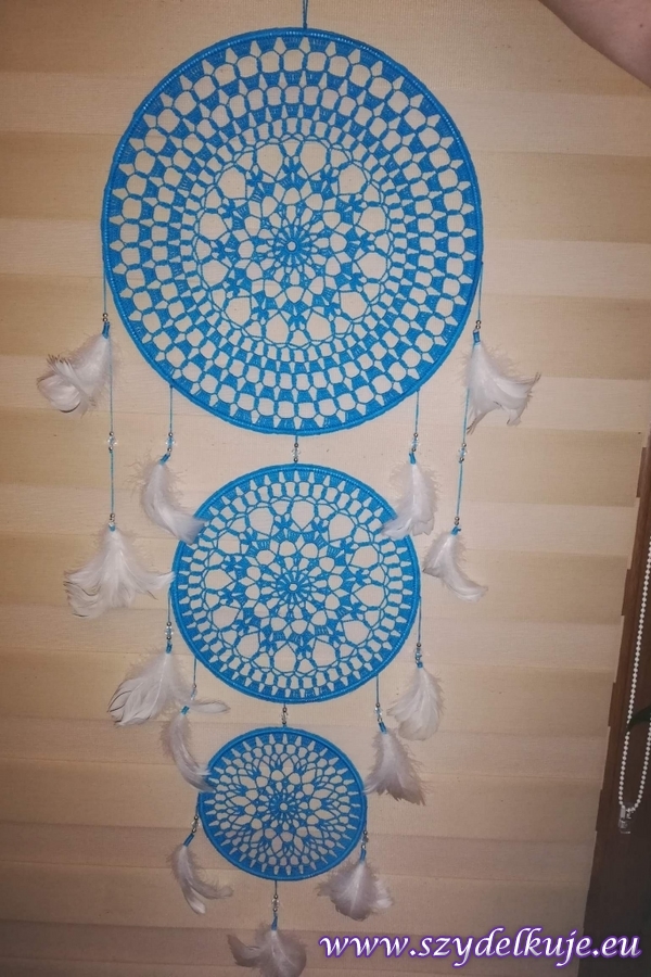 Szydełkowa praca, kategoria: Łapacz snów